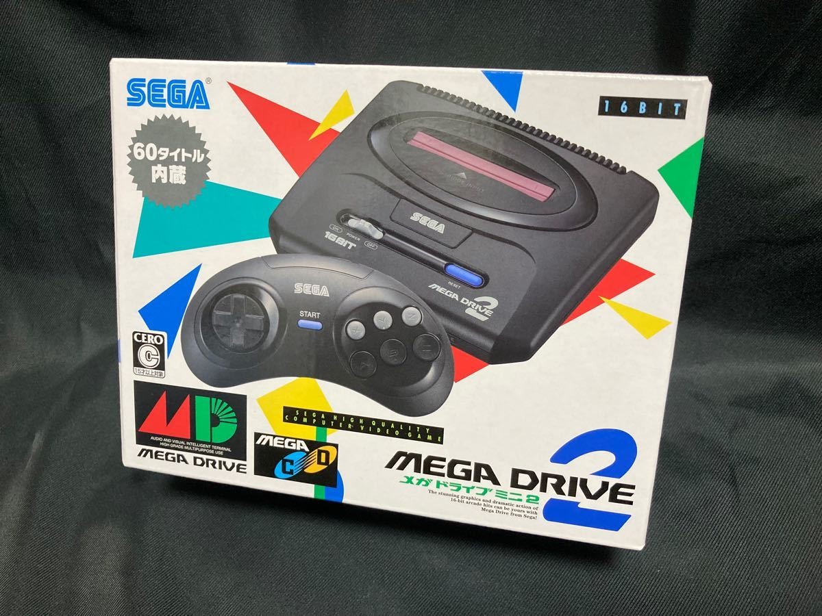 SEGA Mega Drive Mini 2 Japan Model New Sealed 60 Games MegaCD Titles Included