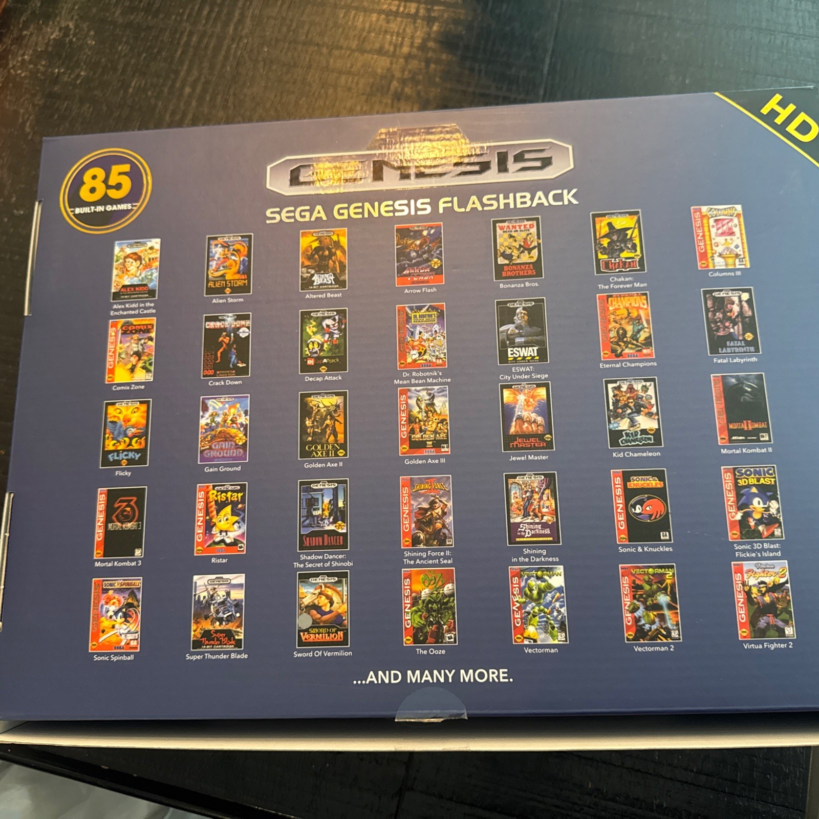 Sega Genesis Flashback Game Console – Open Box – 85 Games Included
