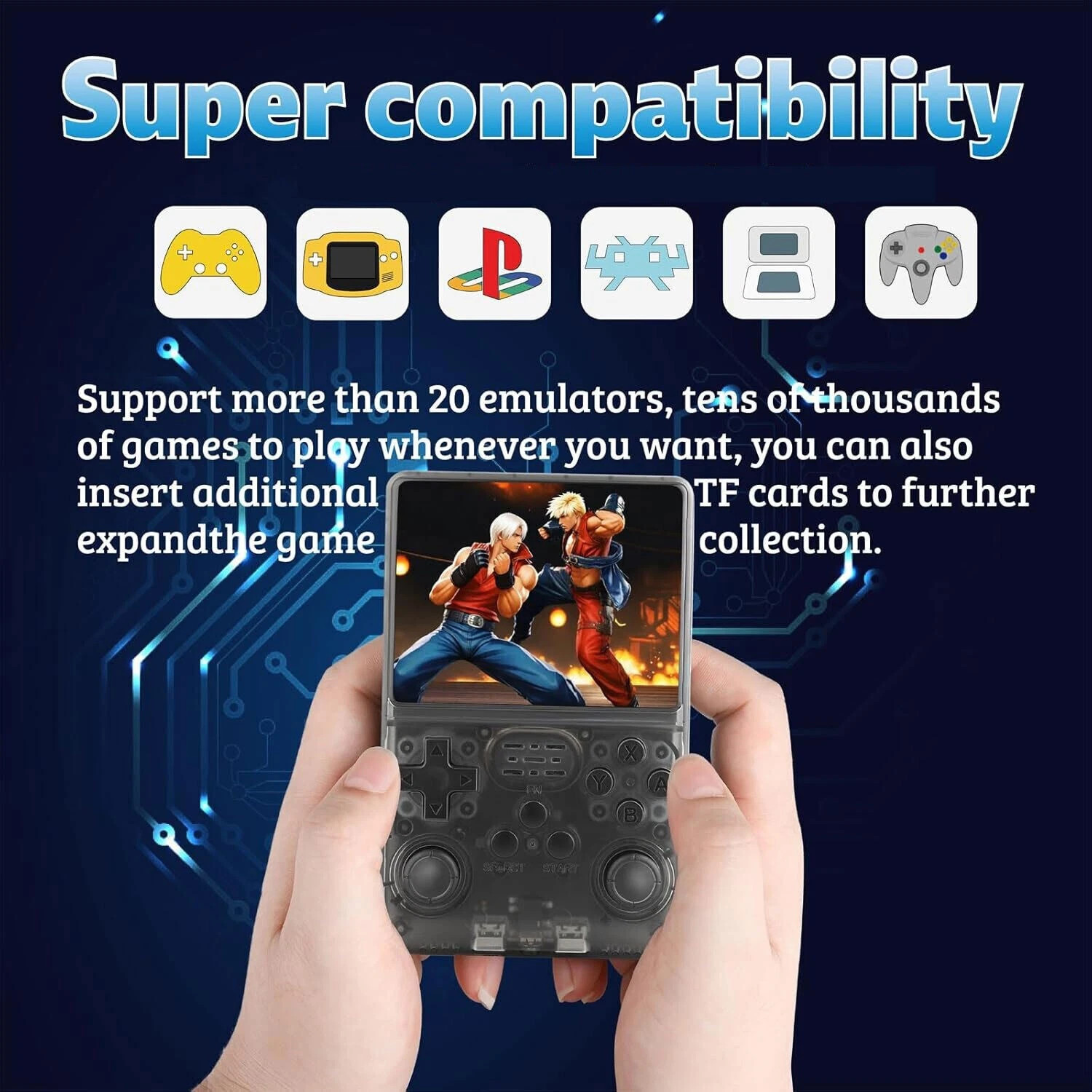 128GB R36S Retro Handheld Game Console Video Games 64GB Consoles 20000+ Games
