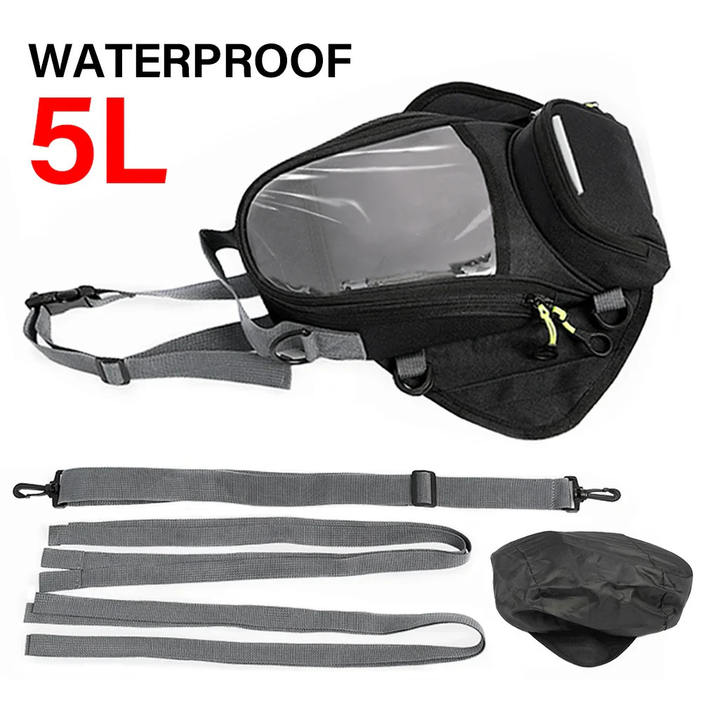 Universal Motorcycle Fuel Bag waterproof Oxford Navigation Touchable Mobile Pho