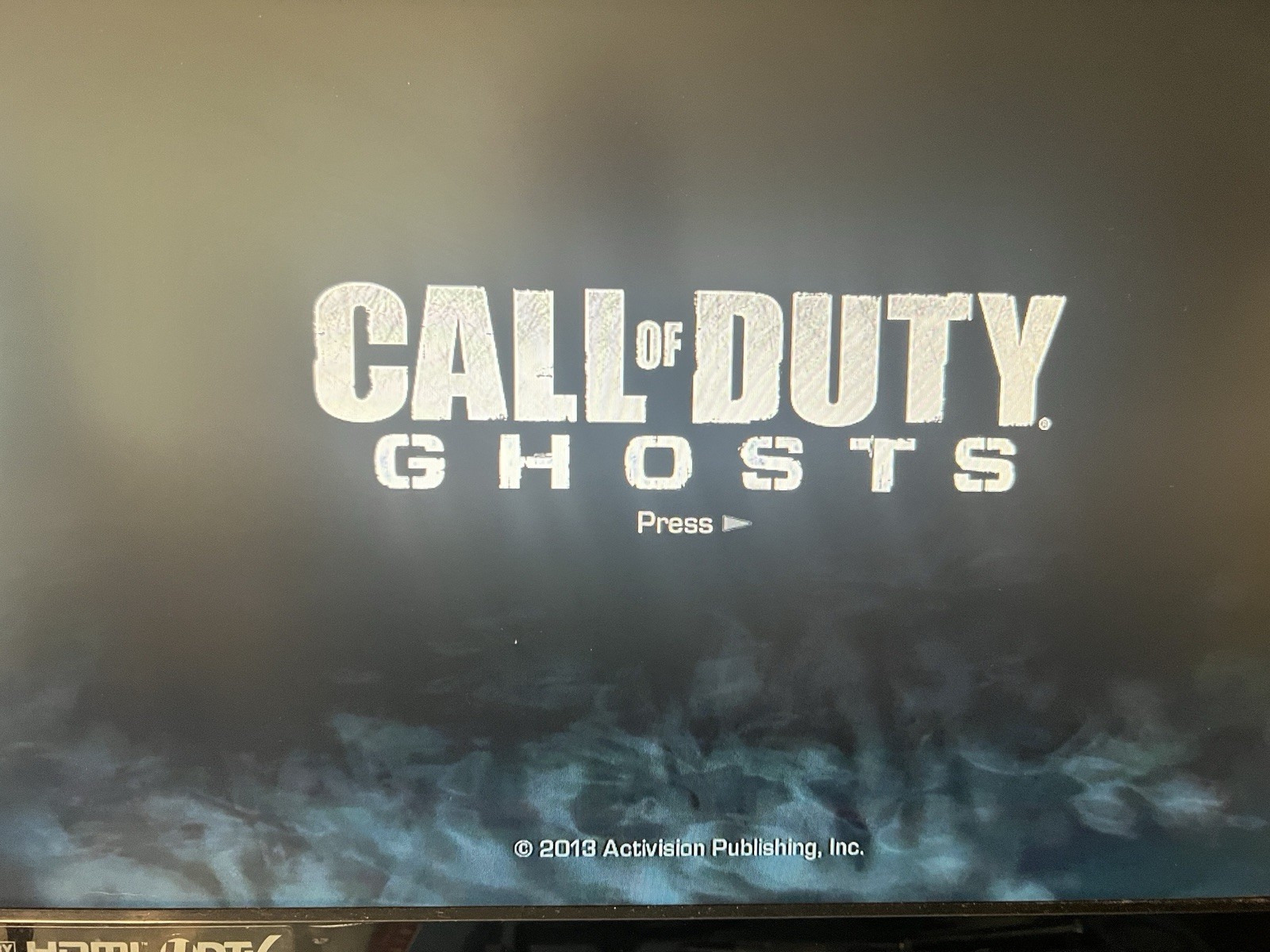 PS3 Slim CECH-2001A Console Bundle 120 GB Call Of Duty Ghosts