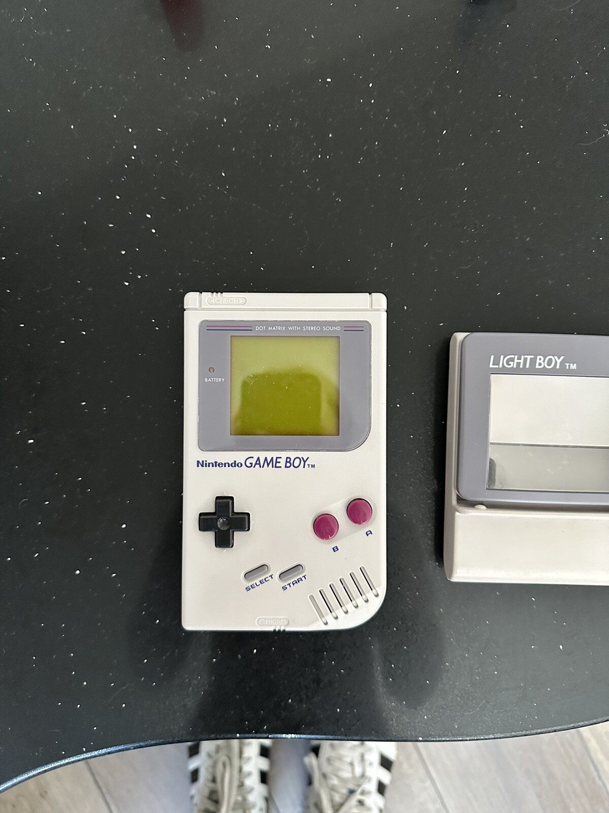 Nintendo Game Boy Launch Edition Handheld System – Gray And Light Boy Accessory