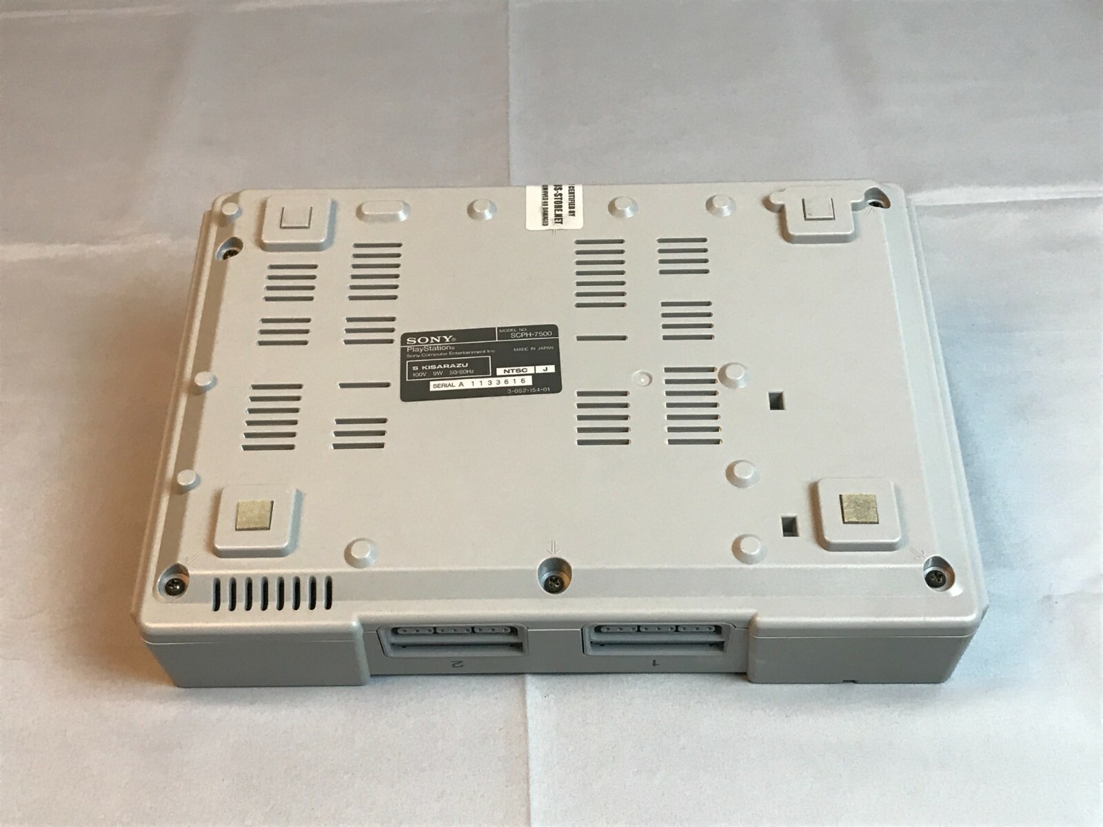 Sony PlayStation, SCPH-7500, PSIO Cybdyn, DualShock, RGB, SD 64GB, 110v, NTSC/J