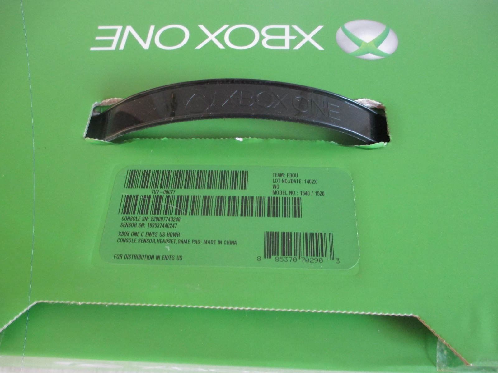 Microsoft Xbox One 500GB Home Console – Black 1540/1520 With Original Box
