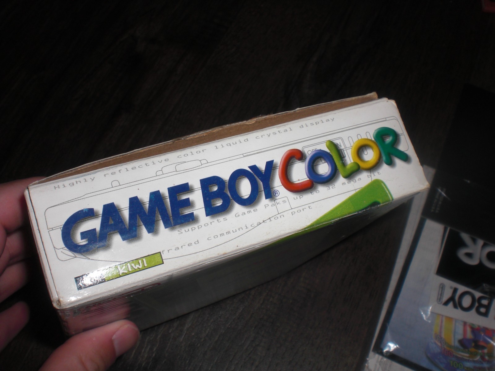 Nintendo Game Boy Color Console System Kiwi Green COMPLETE CIB Box Insert Manual