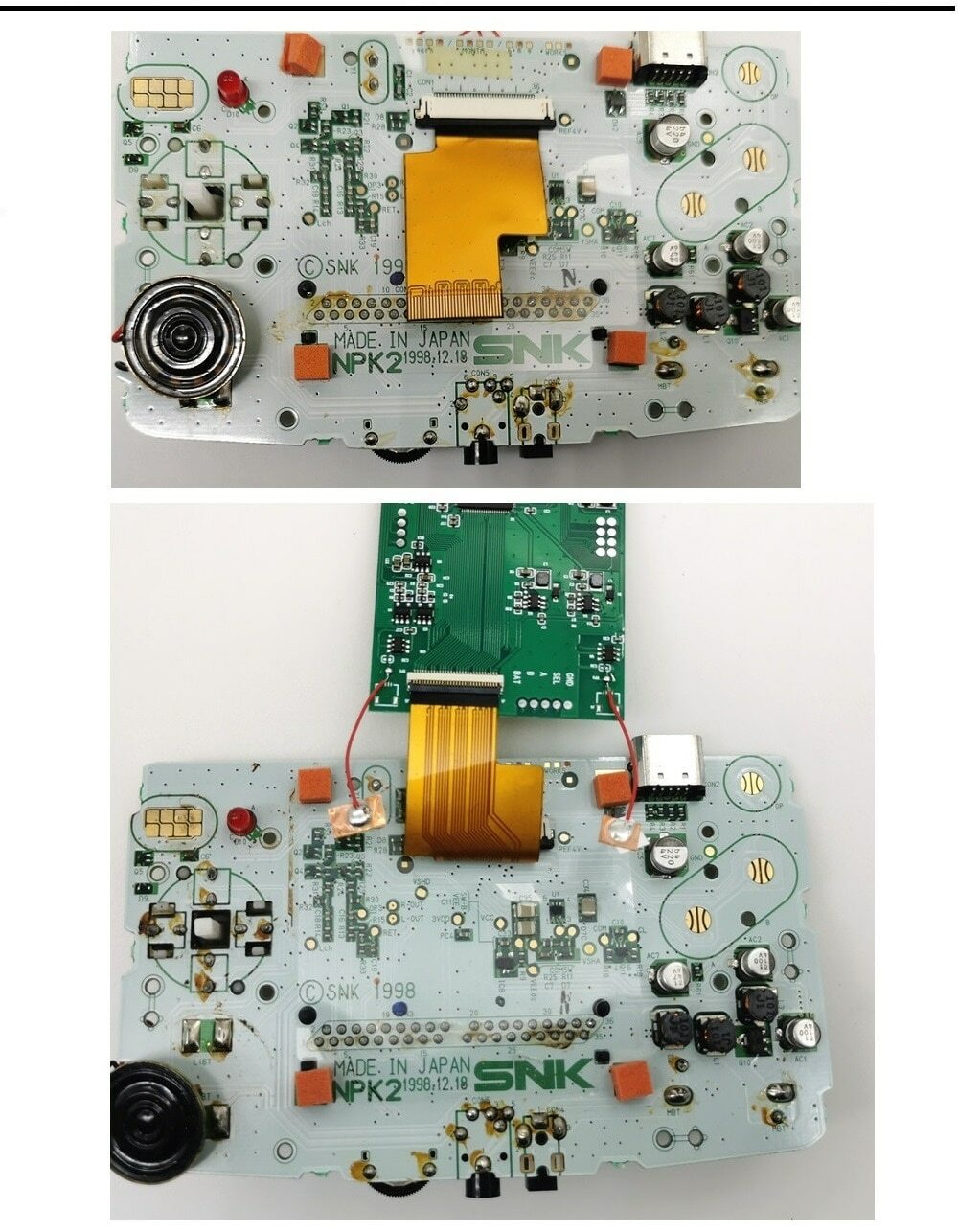 Neo Geo Pocket Color OSD Q5 IPS Backlight Mod kit