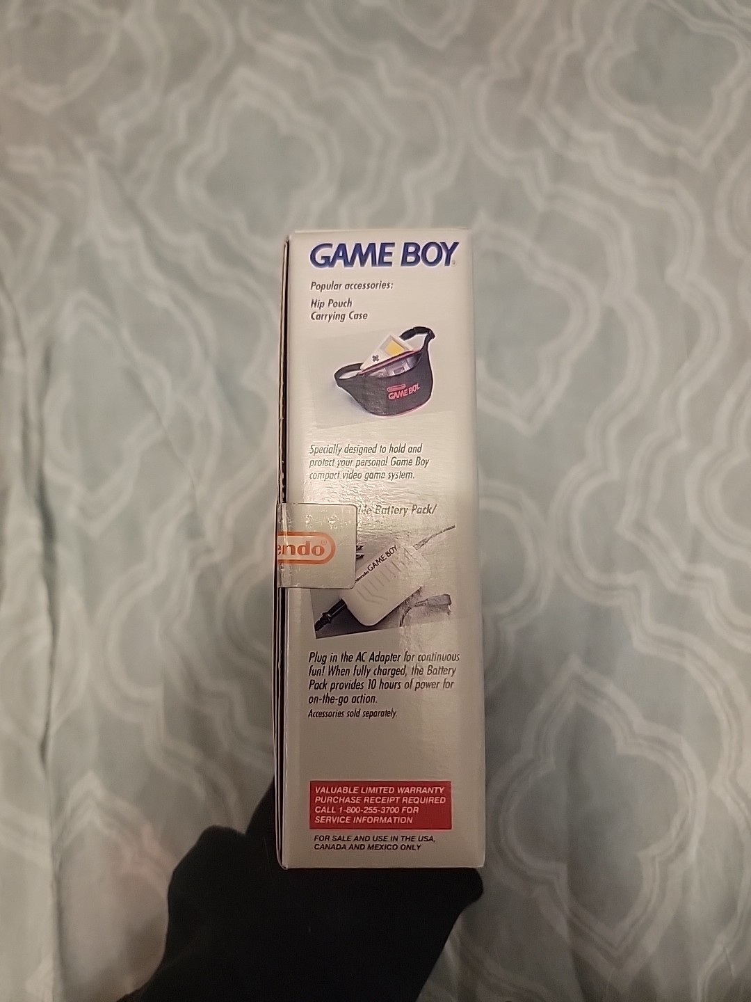 Gameboy Compact Video Game System DMG-01 – BOX, CORD & HEADPHONES NO GAMEBOY