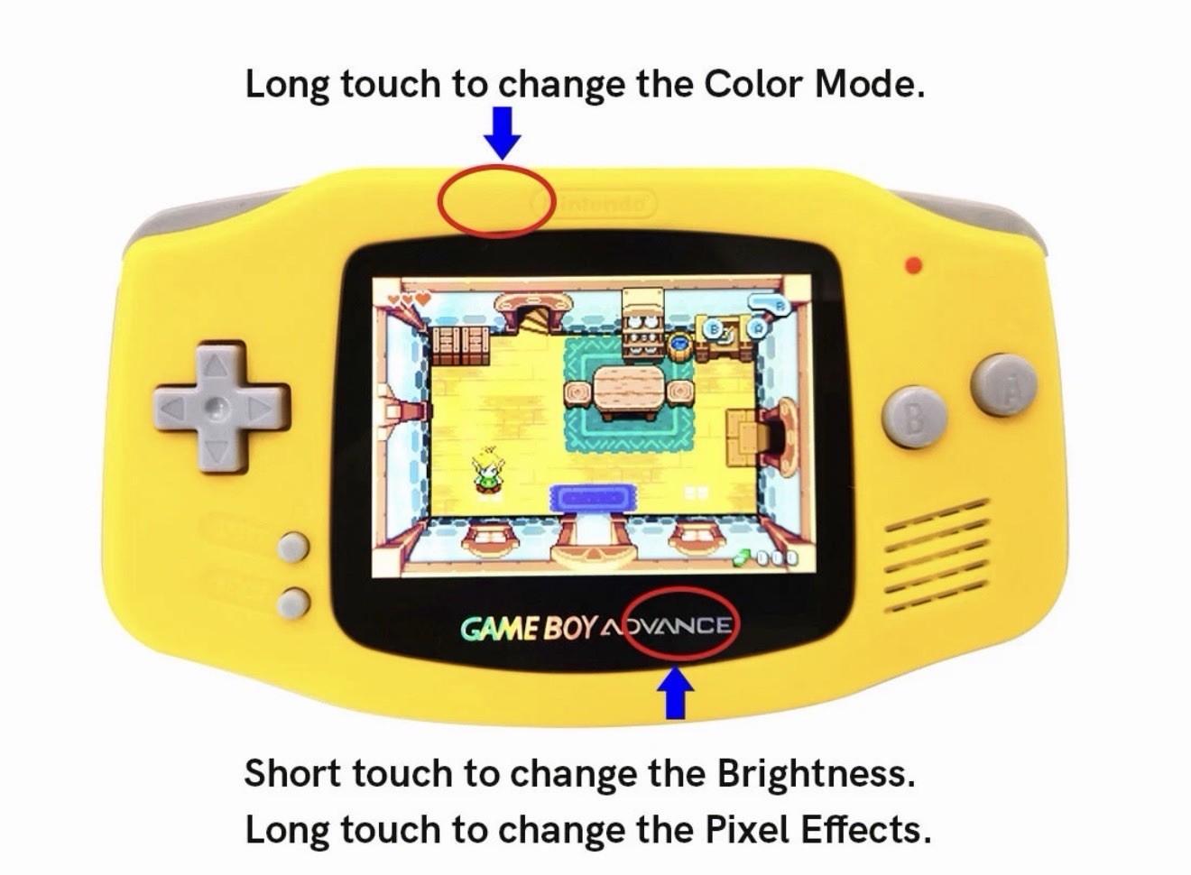 Gameboy Advance GBA Highlight Backlight IPS V5 Laminated Screen – Indigo Purple