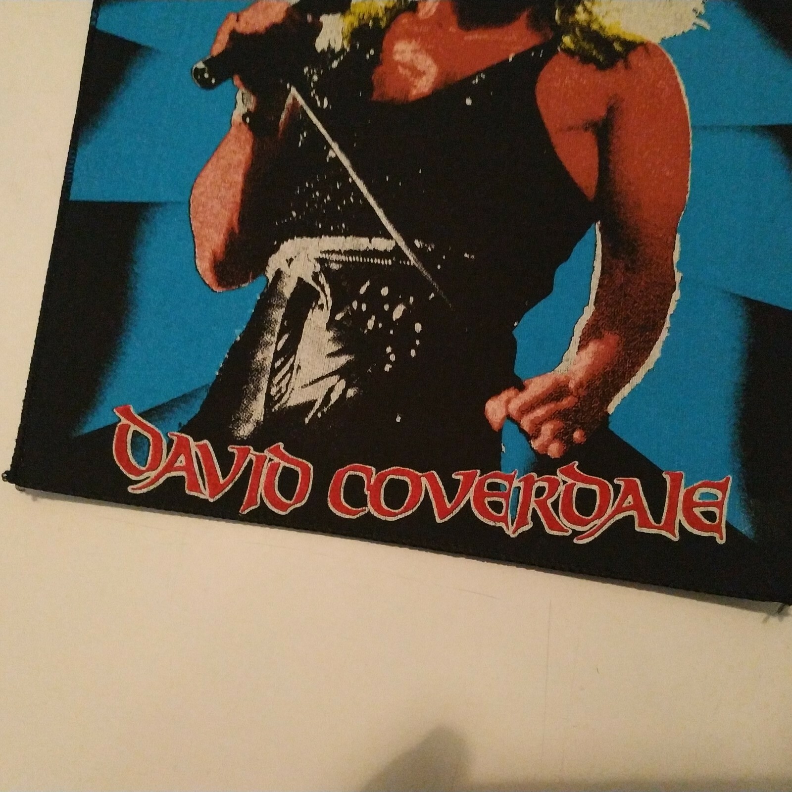 Vintage WHITESNAKE Unused 80s BACK PATCH David Coverdale Heavy Metal