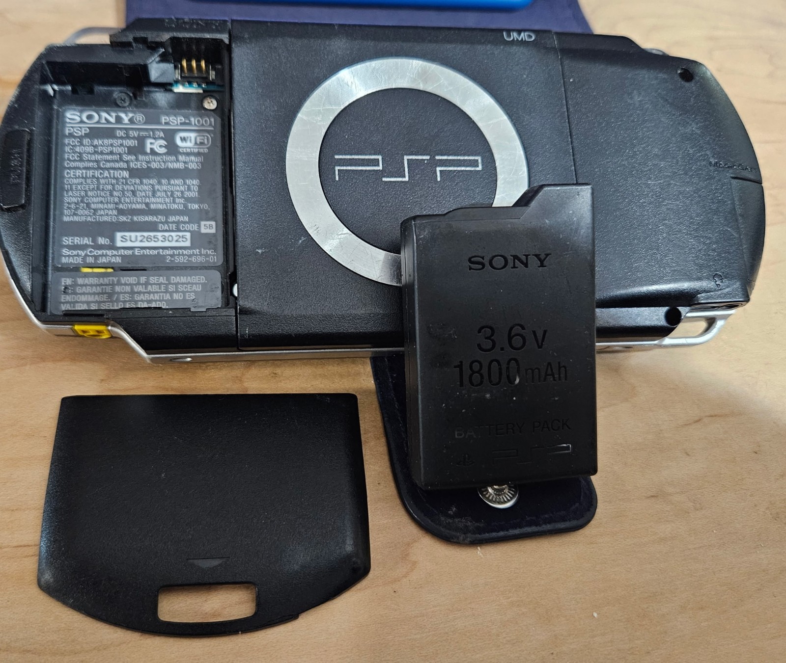 WORKING SONY PlayStation PSP-1001 Handheld Game Console + Charger TESTED