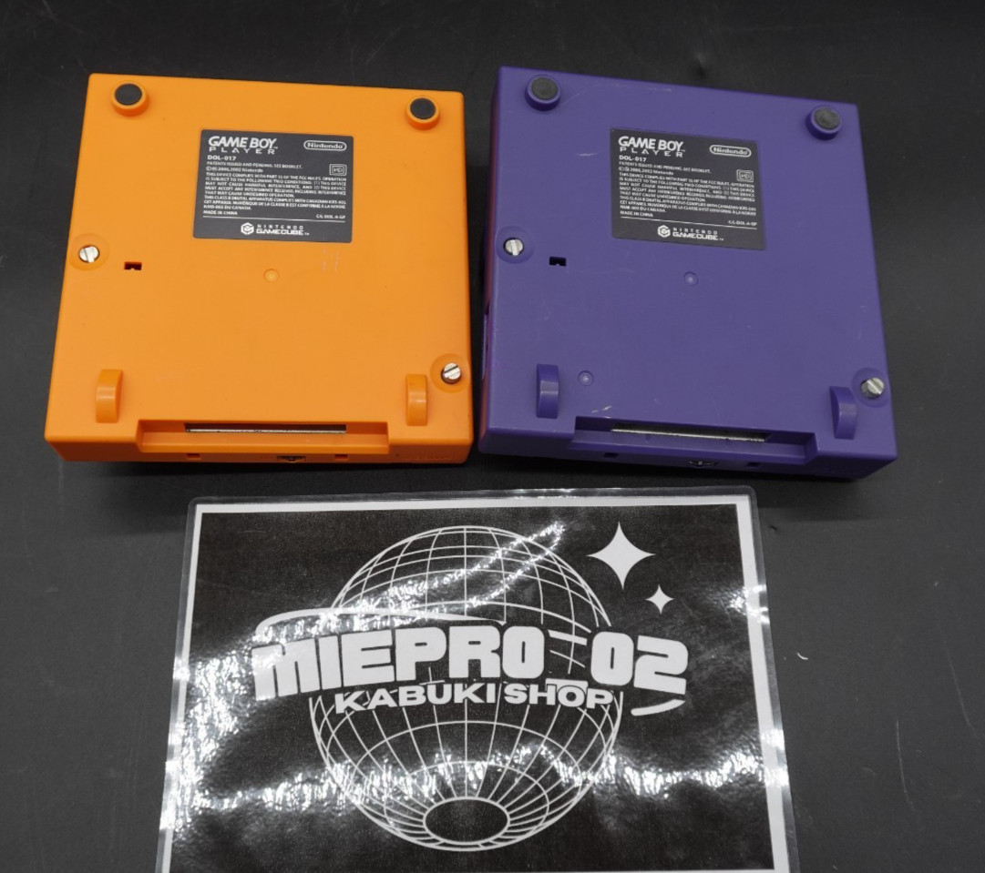 Nintendo GameCube Gameboy Player Adapter DOL-017 GameCube Purple and orang
