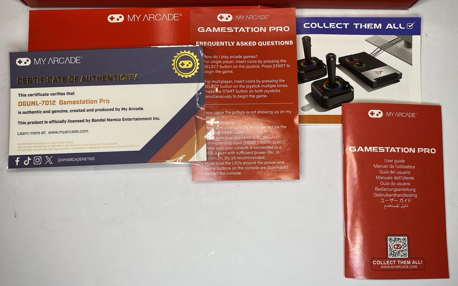 My Arcade Atari GameStation Pro Plug n Play Video Game Console 200+ Games NEW!!!