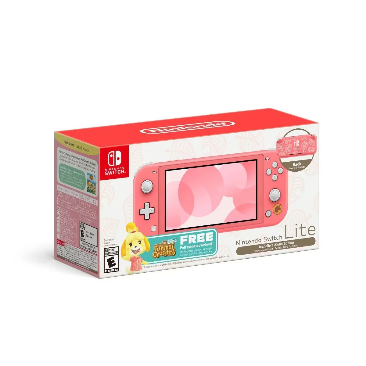 Nintendo Switch Lite: Animal Crossing: New Horizons Bundle – Isabelle’s Aloha Ed