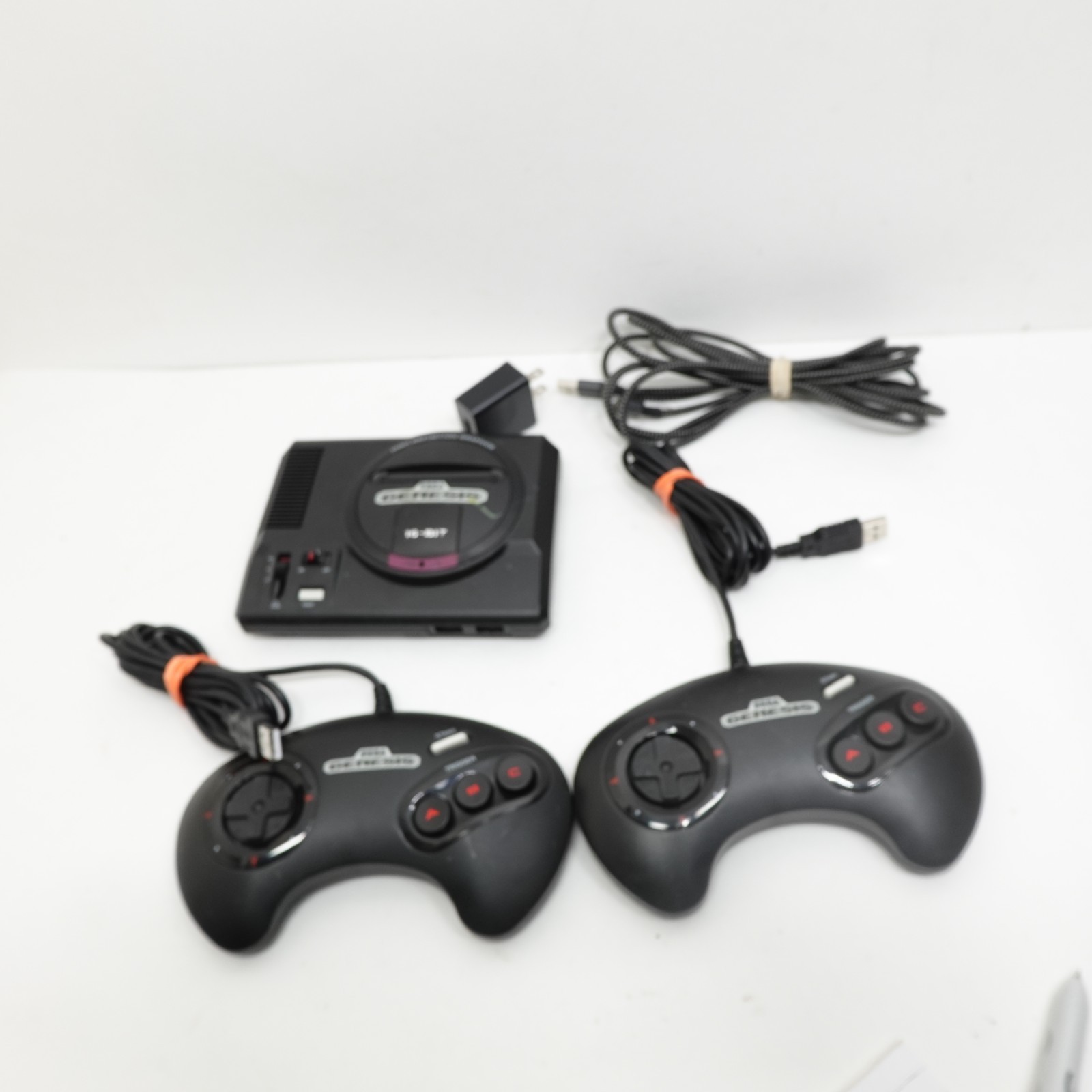 Used SEGA Genesis MK-1600 16-BIT Mini Console Power Supply Controllers Tested