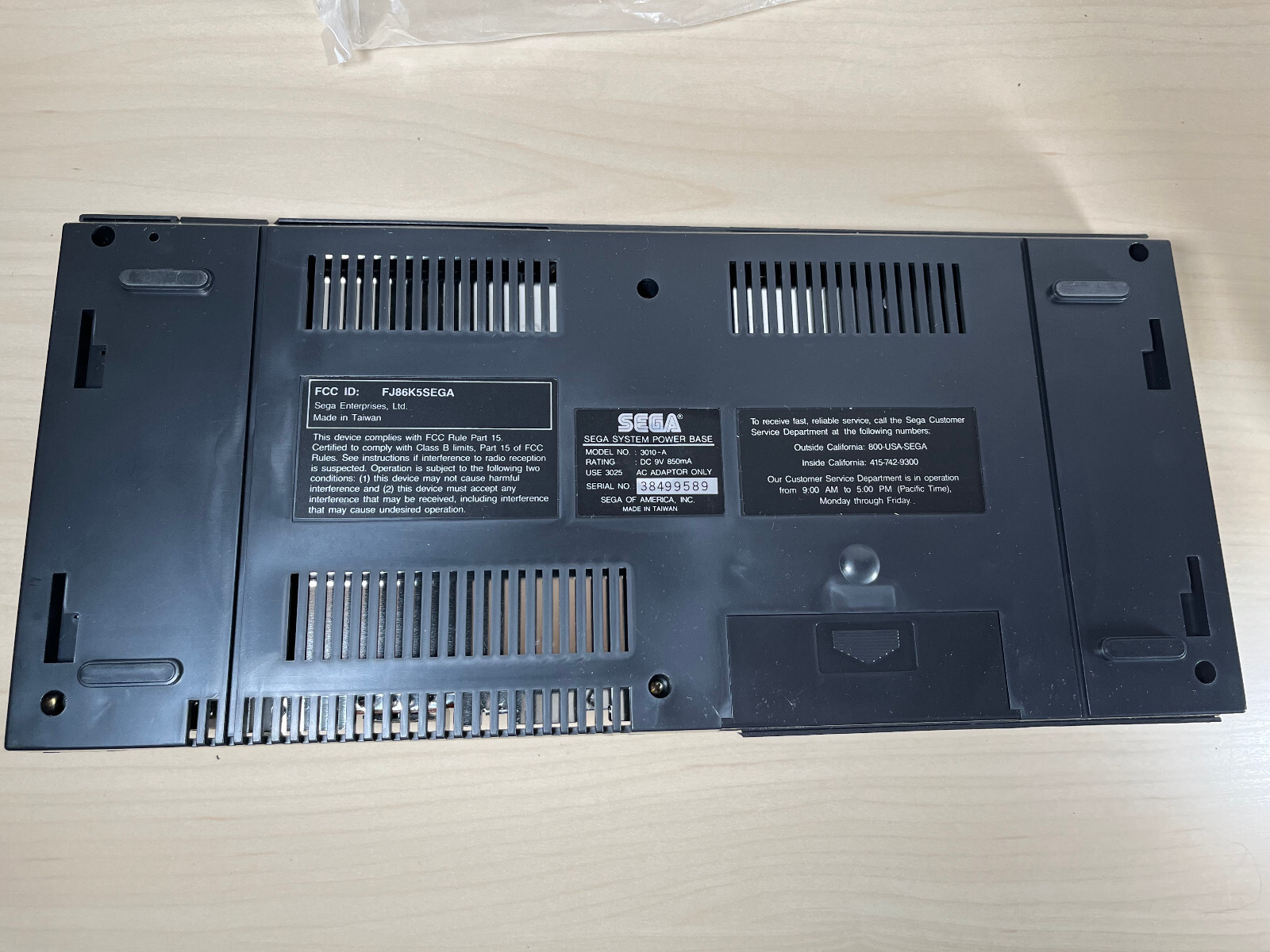 Cracked System – Sega Master System Game System Open Box