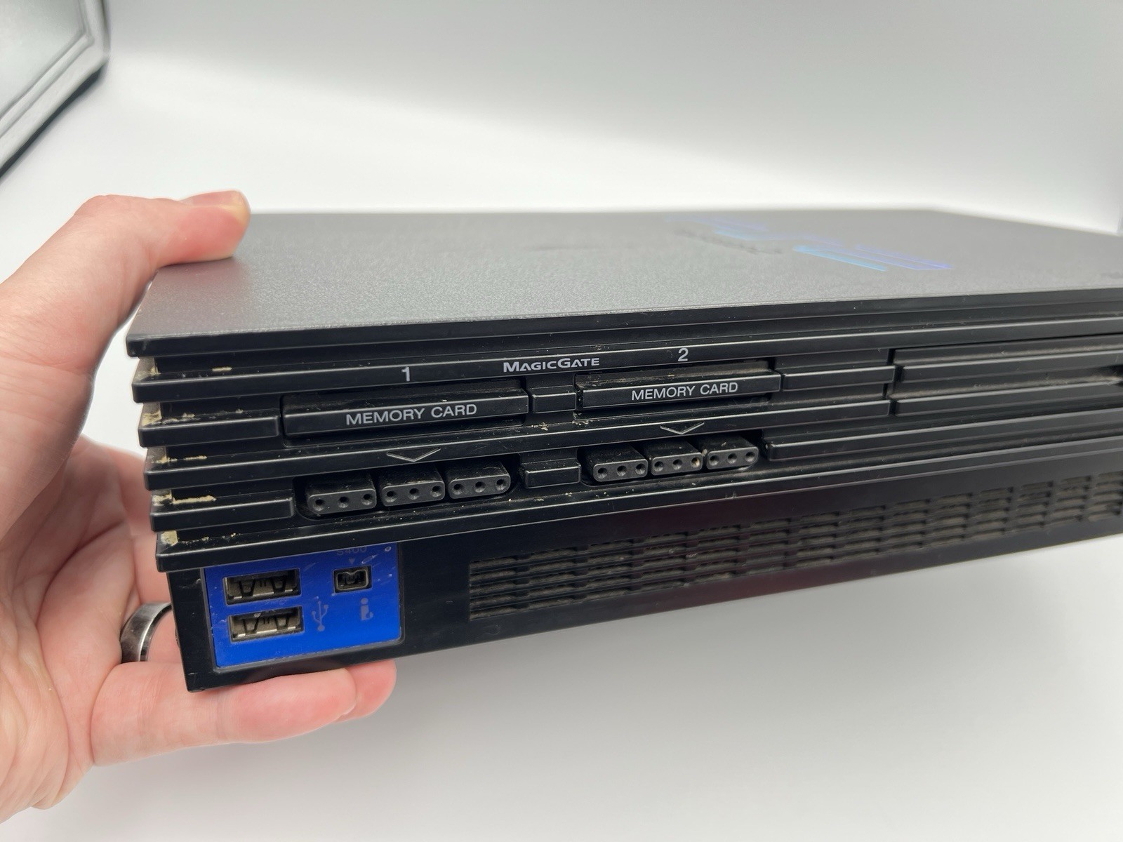 [BAD VIDEO OUT] Sony PlayStation 2 Home Console – Midnight Black System Only!