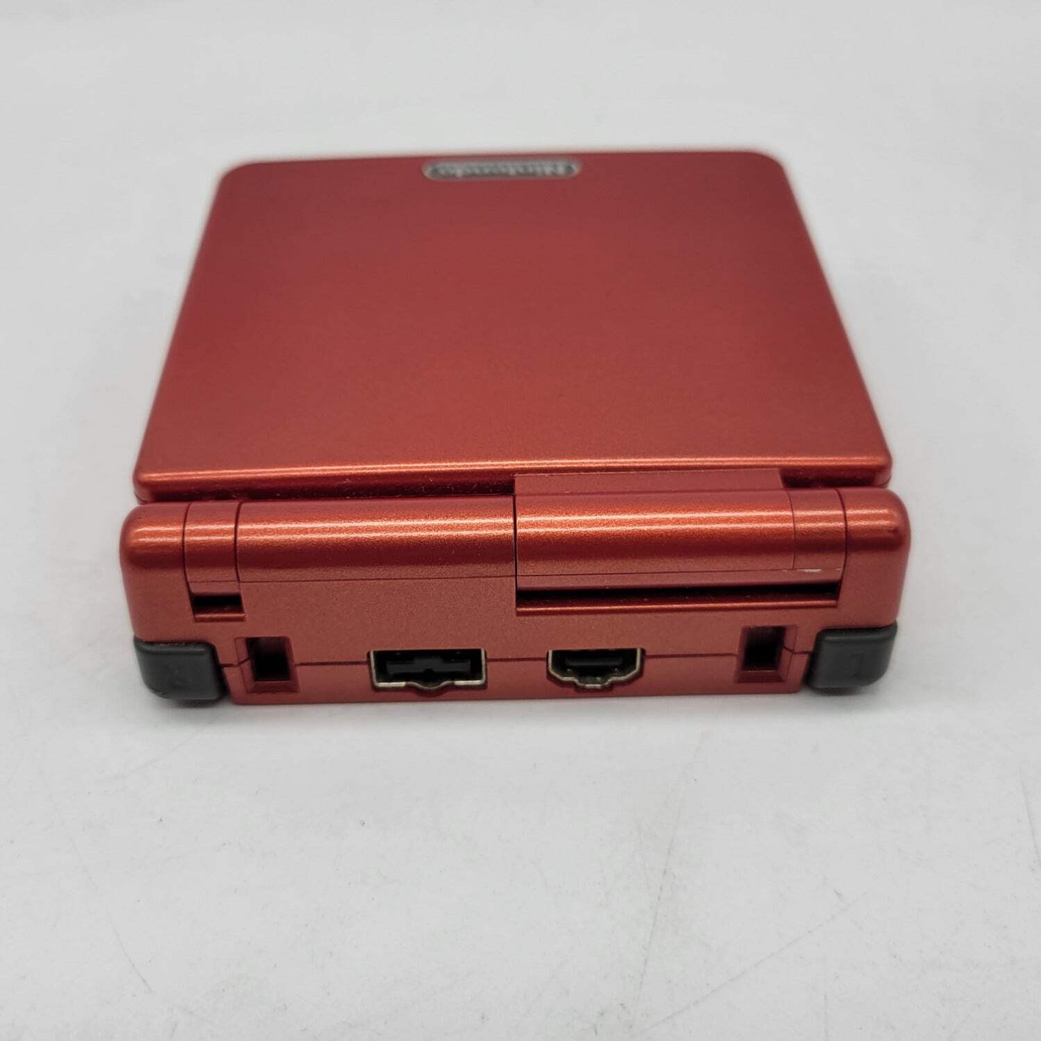 Nintendo Game Boy Advance SP Handheld Game Console AGS-001 Flame Red