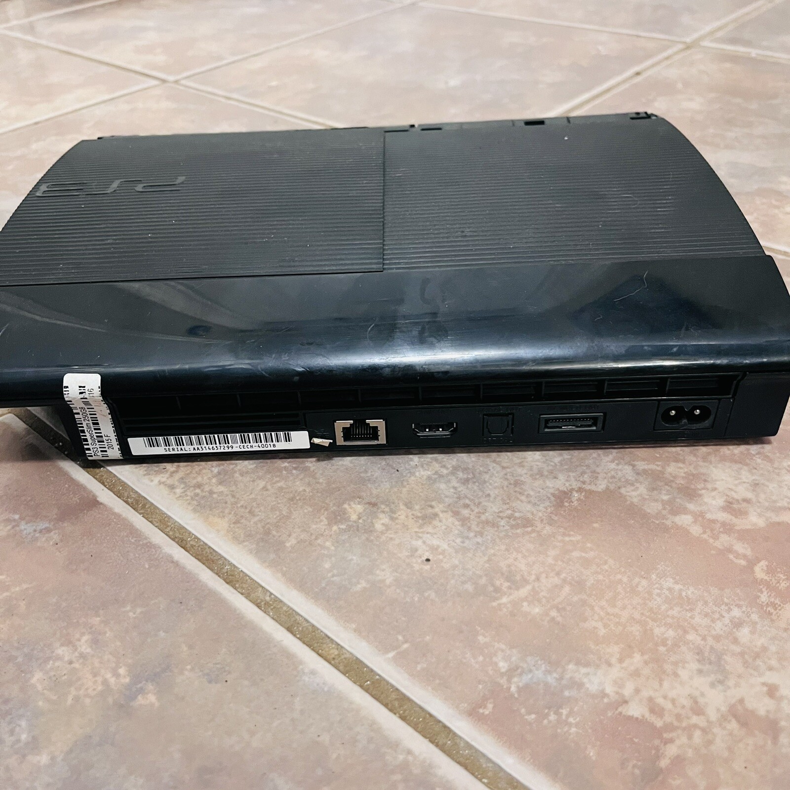 PlayStation 3 PS3 Super Slim CECH-4001B Console Tested Working