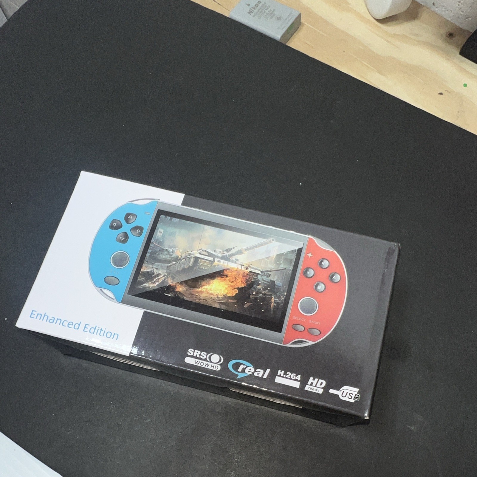 X7 Handheld Game Player Console HD Video System USB Connectivity Blue Red Black