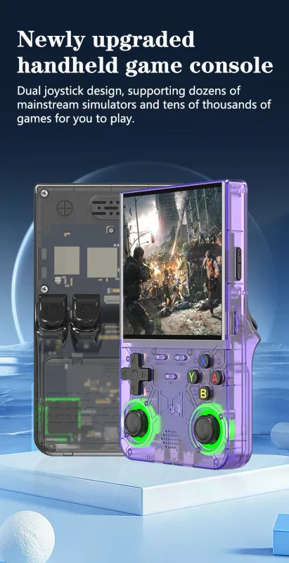 R36 Ultra 2026 Open Source Video Game Console 4.0 Inch IPS