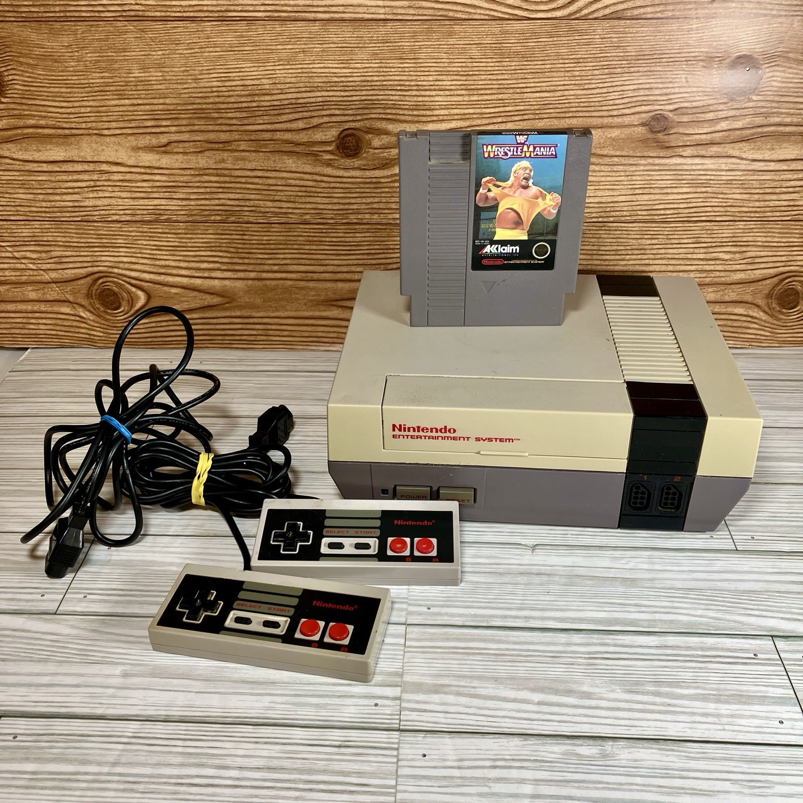 Nintendo NES Original System Console Tested Working No Cords Read