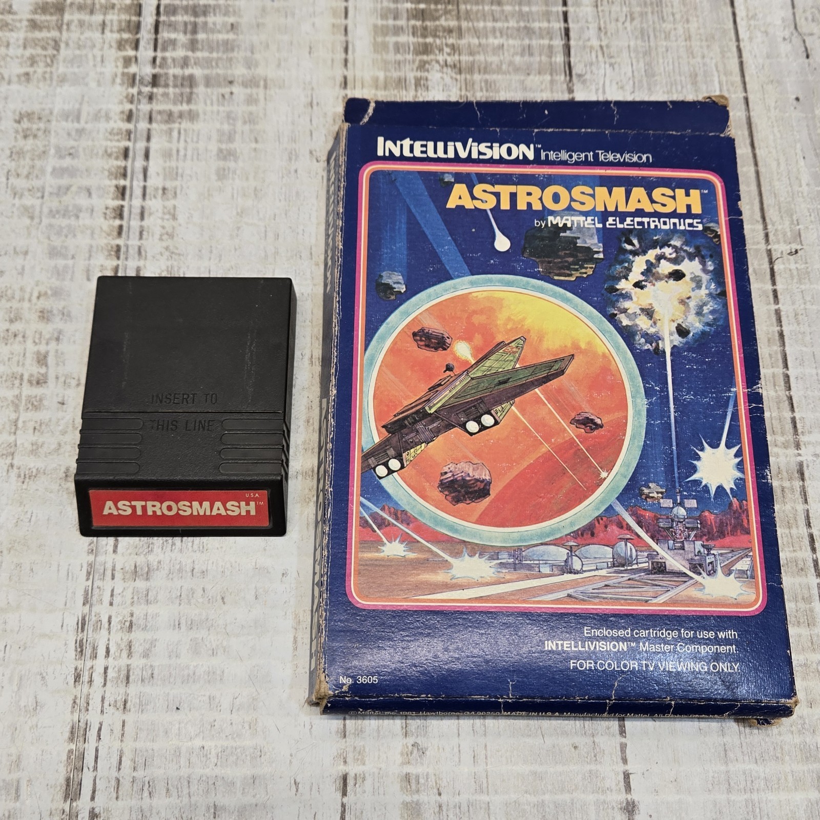 Intellivision Game Console – w/ 11 Games – Mattel 1979