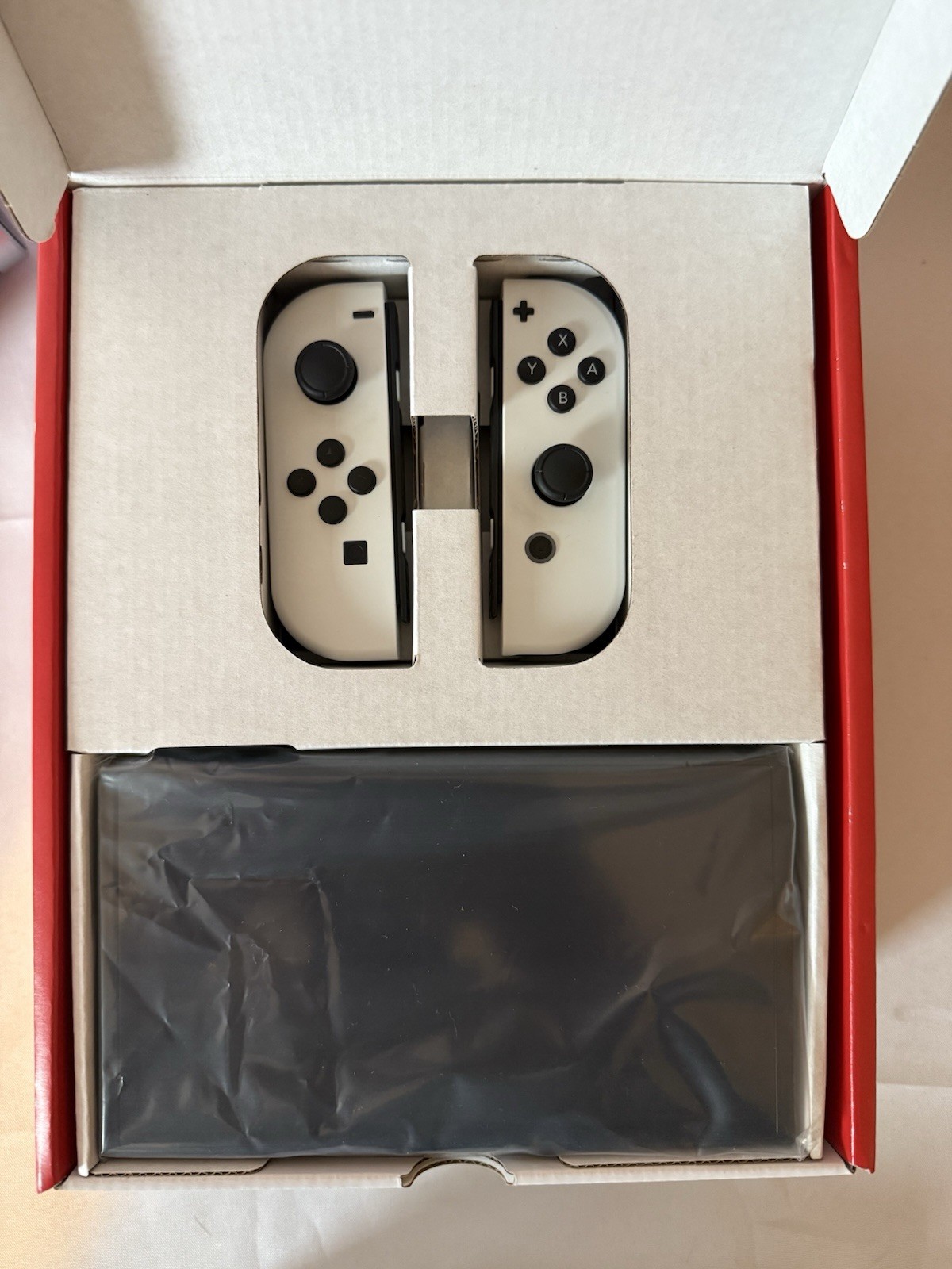 Nintendo Switch OLED Console Bundle 4 games, Extra controllers, original box!