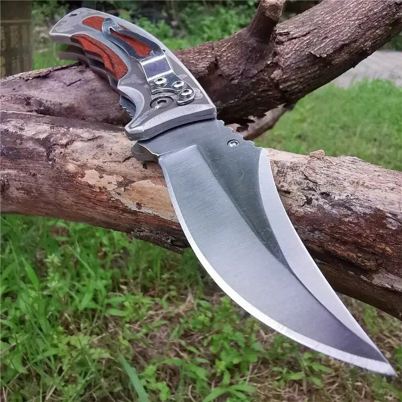 Folding Knife Tactical 8CR15 Mini EDC Pocket Utility Combat Knives for Camping O