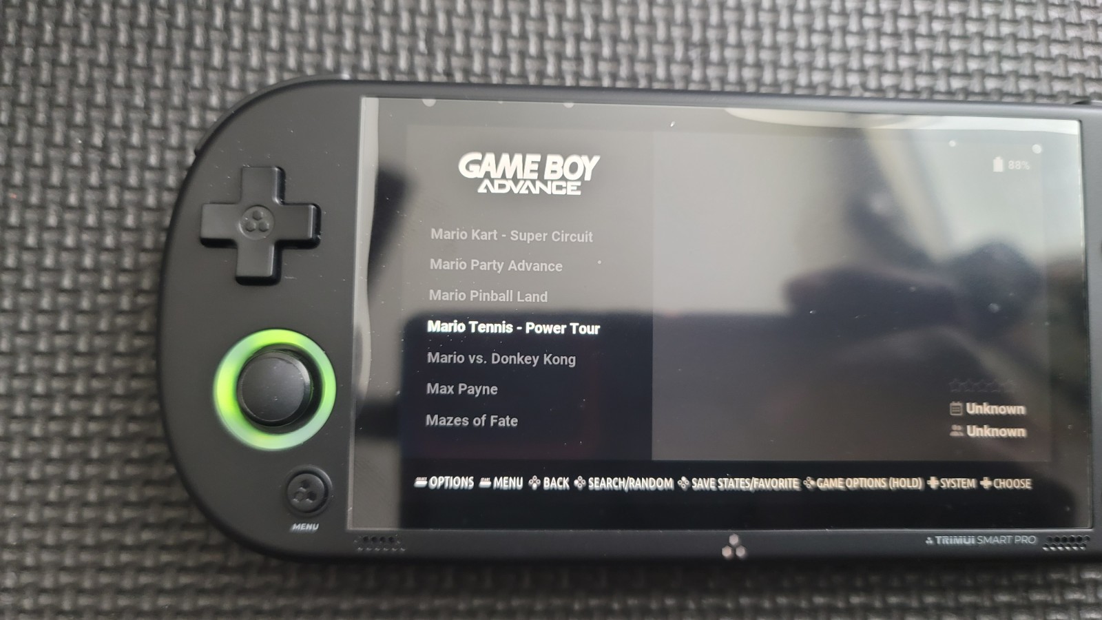 TRIMUI SMART PRO (BLACK) 64GB GM/OS (KNUILLI GLADIATOR 2 OS (1K GAMES) GXRG