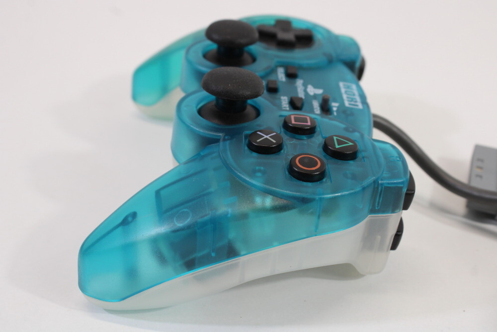 Hori Clear Blue x White Analog SIndou Pad Controller Playstation PS2 DualShock 2