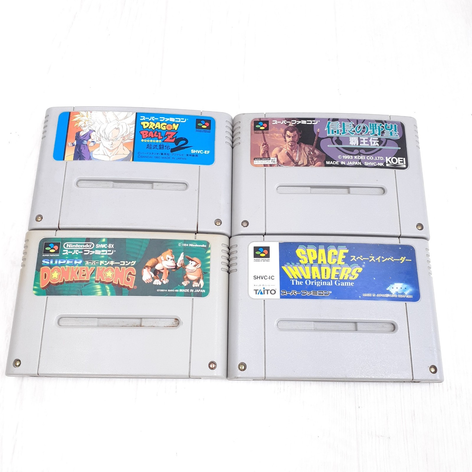 Nintendo Super Famicom Console with box 12 games CIB Japanese SNES SHVC-001