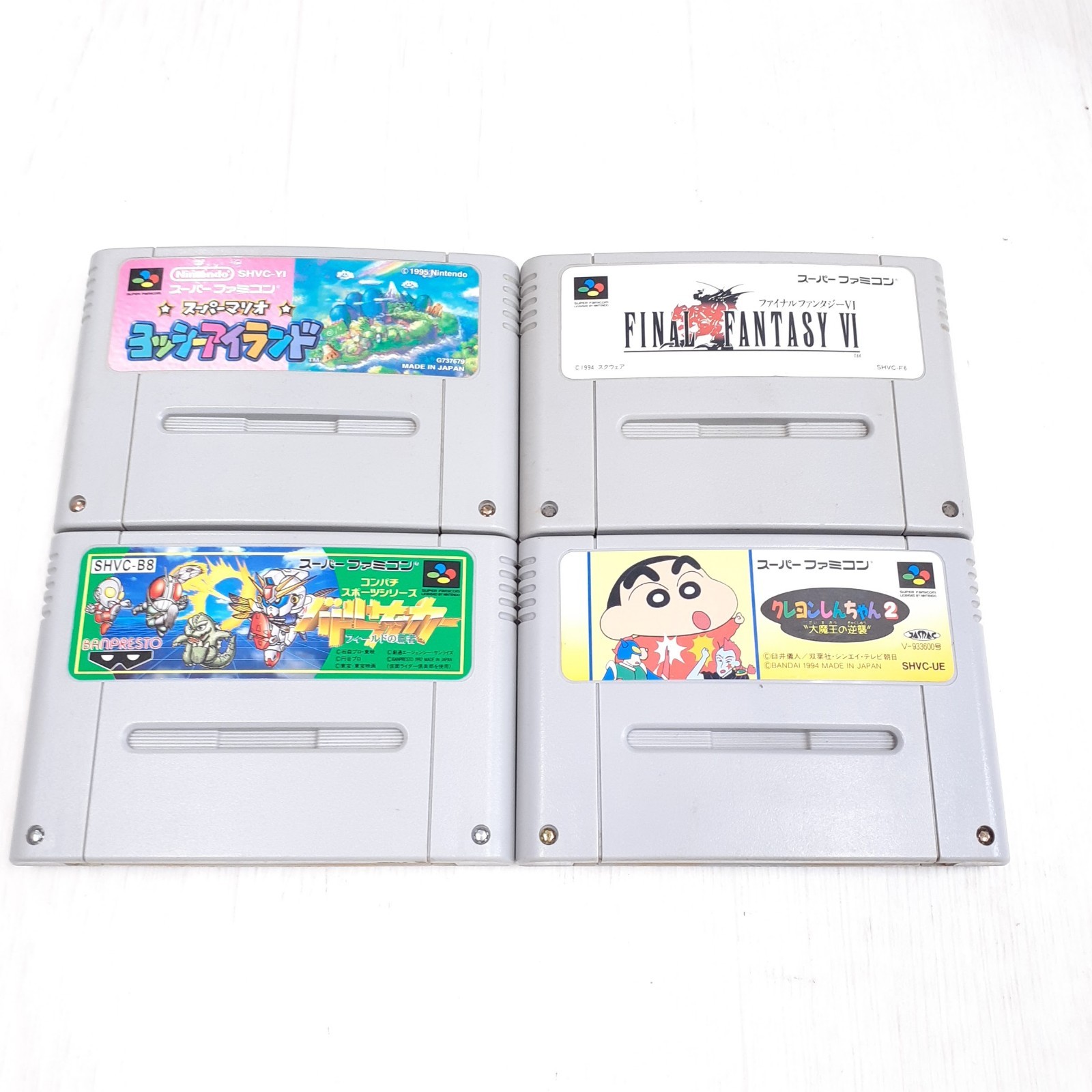 Nintendo Super Famicom Console with box 12 games CIB Japanese SNES SHVC-001