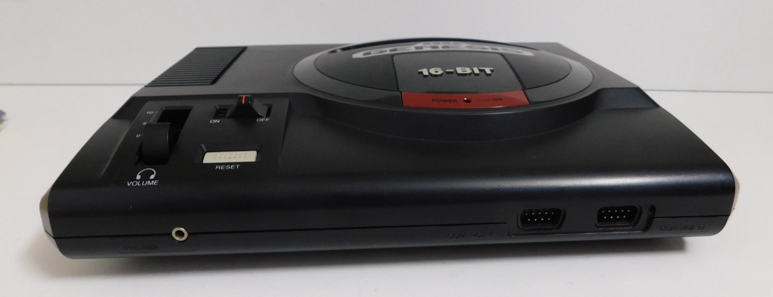 Sega Genesis Model 1601 System OEM Console Power & AV Cable Tested Working Good
