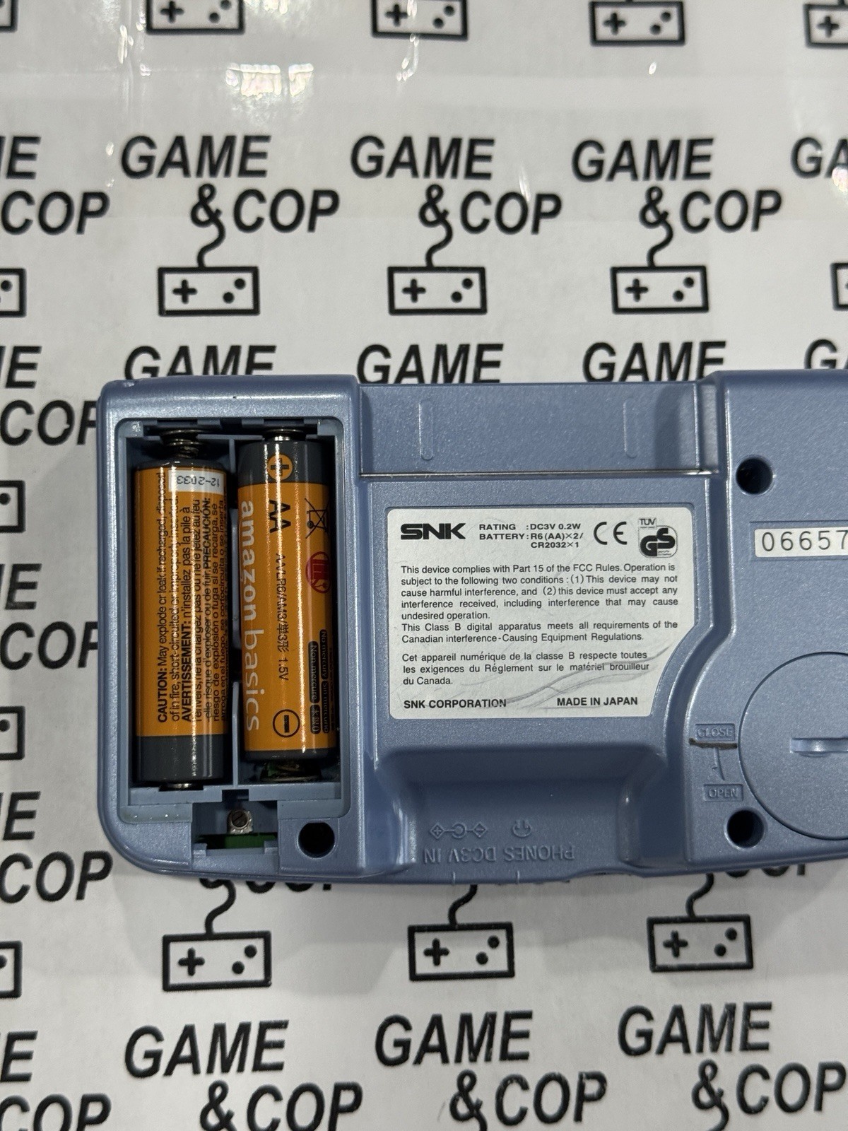 Neo Geo Pocket Color Blue Console – Tested Working – US SELLER