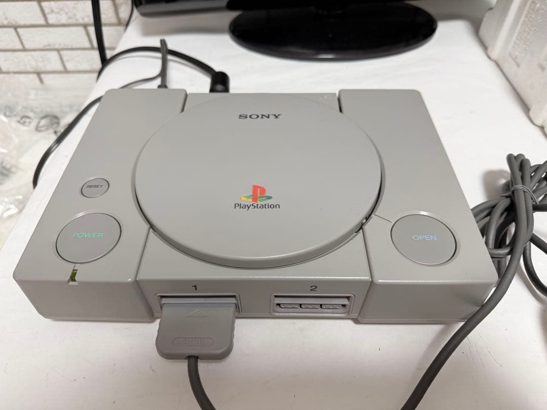 Sony PlayStation PS1 SCPH-5500 Console CIB w/ 3 Games Tested Working Japan
