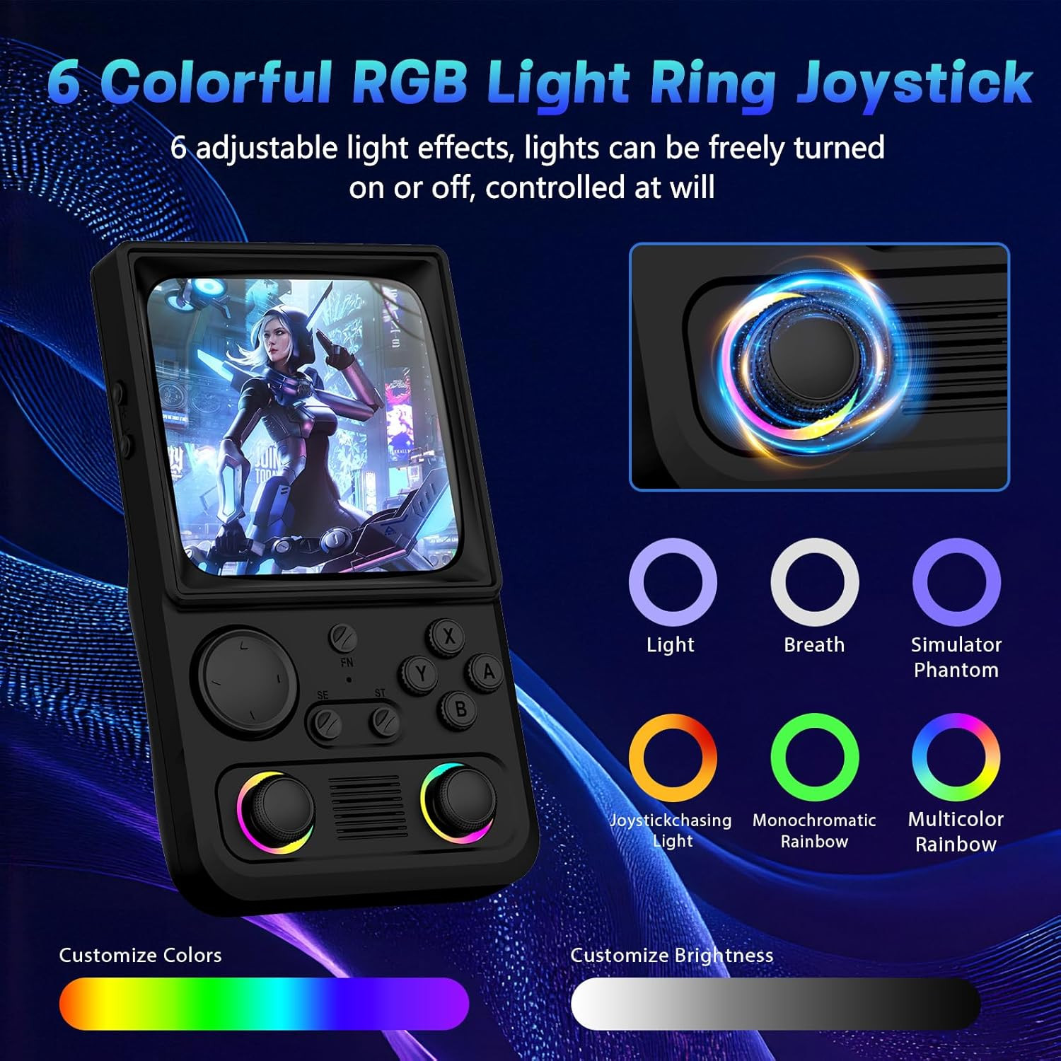 R36TMAX Retro Handheld Game Console, Portable Retro Gaming Console with 4.0” Crt
