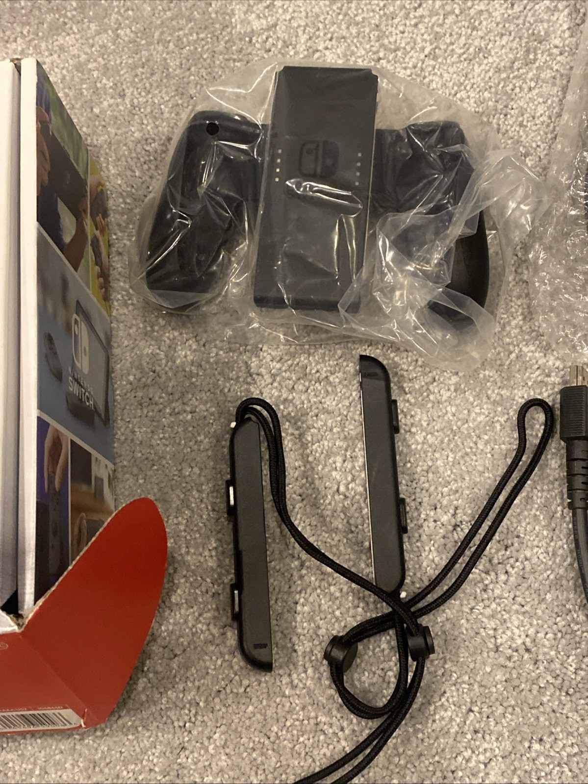 Nintendo Switch 32GB Console w/Gray Joy‑Con, Pro Controller, Case, 512 GB SD CIB