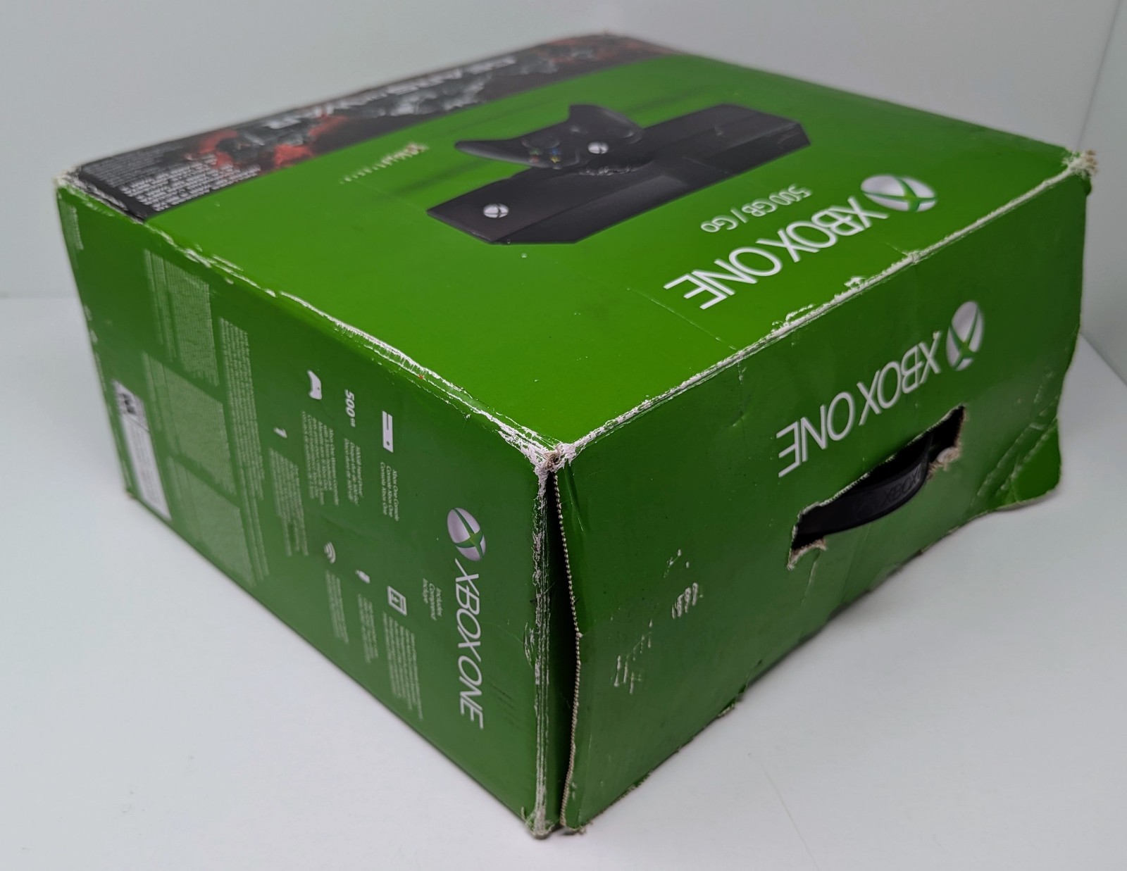 Microsoft Xbox One 500GB Black Console Bundle w/ Box & 2 Games- Metal Gear!