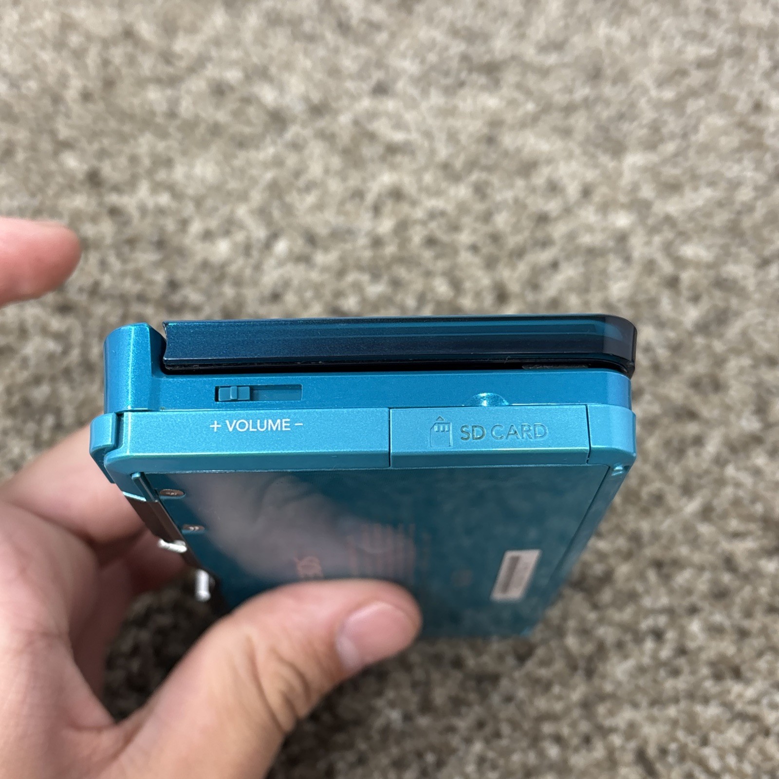 Nintendo 3DS Handheld System Aqua Blue With Charger Tested Working