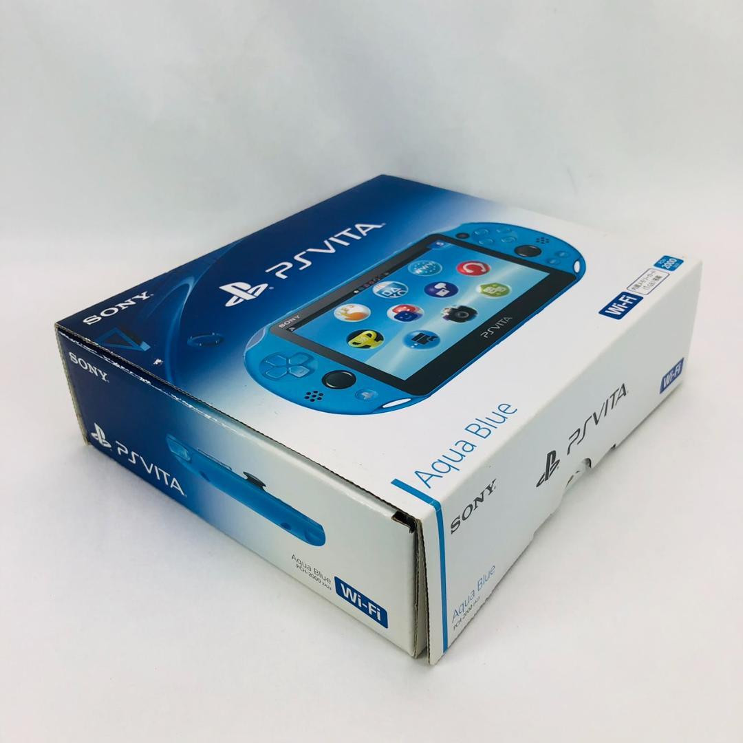 SONY PlayStation PS Vita PCH-2000ZA23 Aqua Blue Wi-Fi model Boxed Exc
