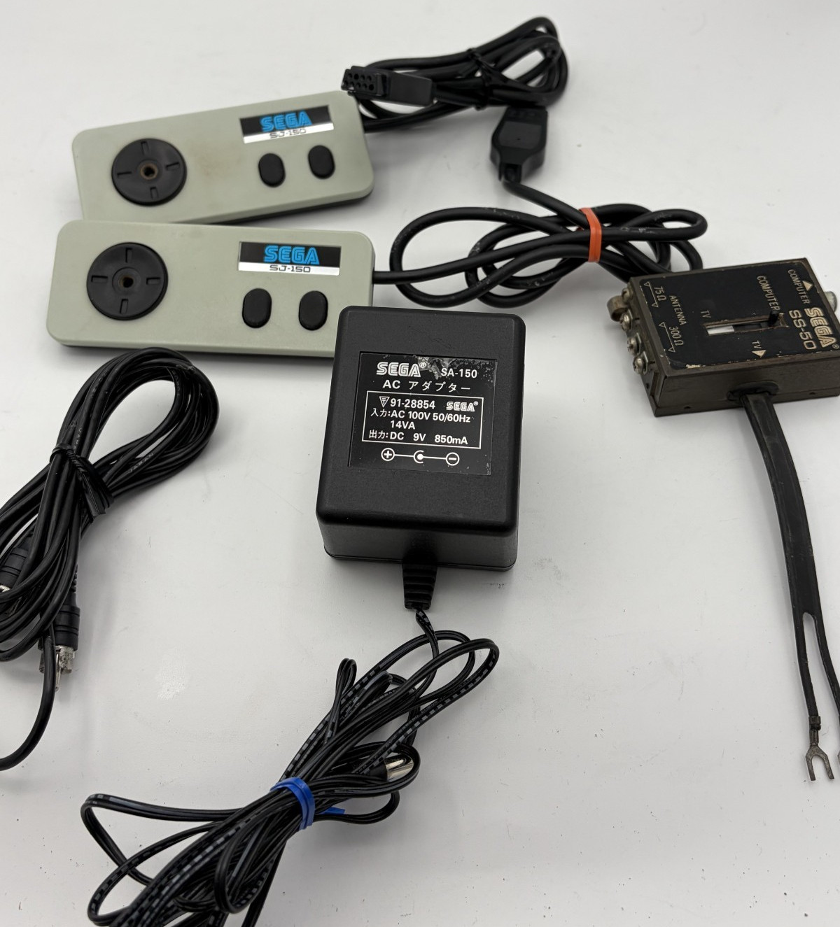 SEGA computer video game SG-1000II console with box with AC adapter