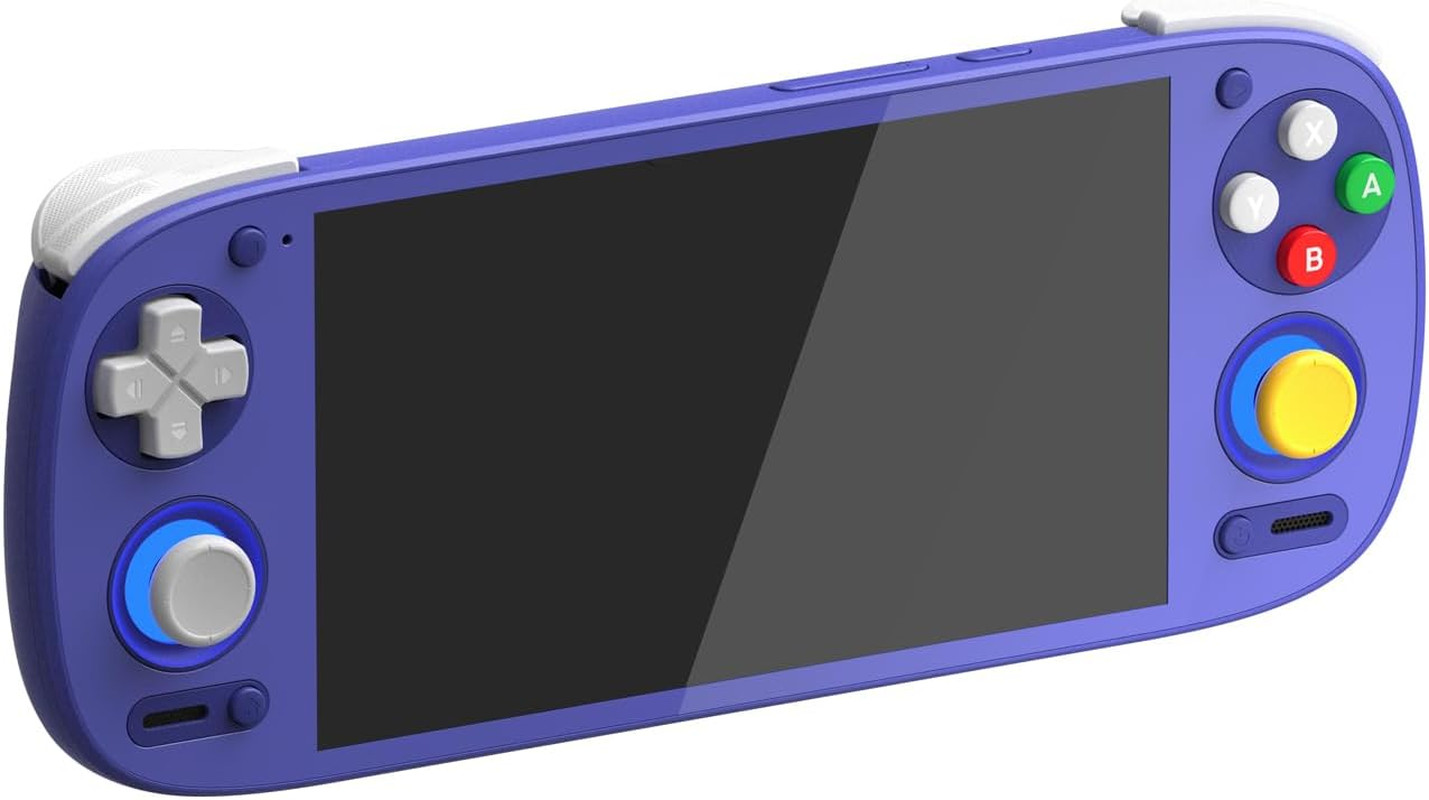 5 Retro Handheld Game Console, 8+128G, 5.5-Inch Touchscreen 1080P Portable Andro