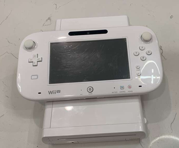 Nintendo Wii U Console And Gamepad Set White Japanese 0011