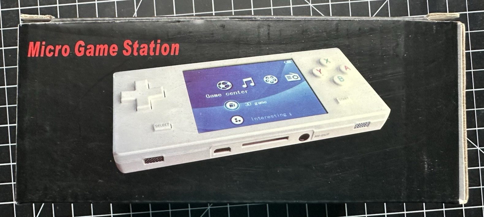 A320 MICRO GAME STATION Black Great Condition Retro Emulator – Never Used