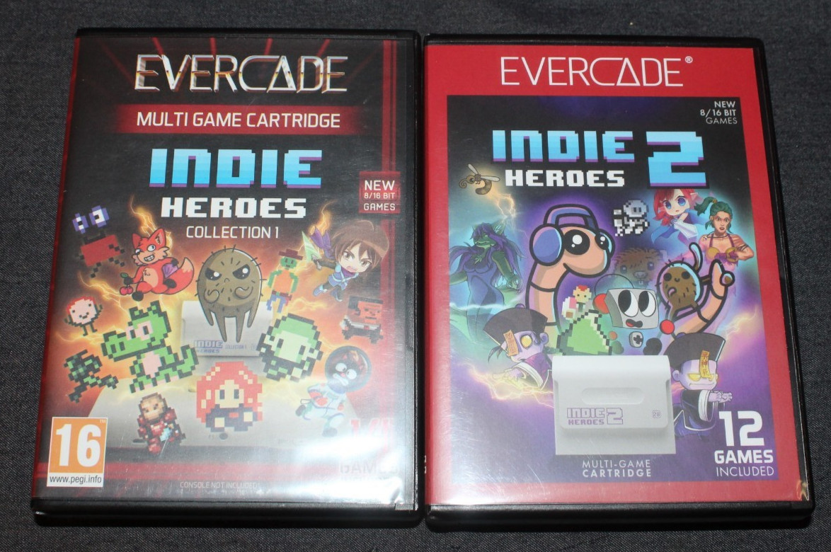 Evercade Console, 9 Games, Intellivision, Indie Heroes, Gaelco Acrade AO4079461