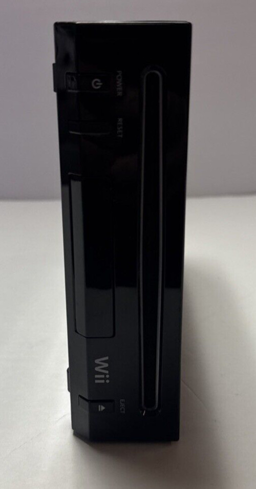 Nintendo Wii – Black Console OEM Bundle – RVL-101 – Tested