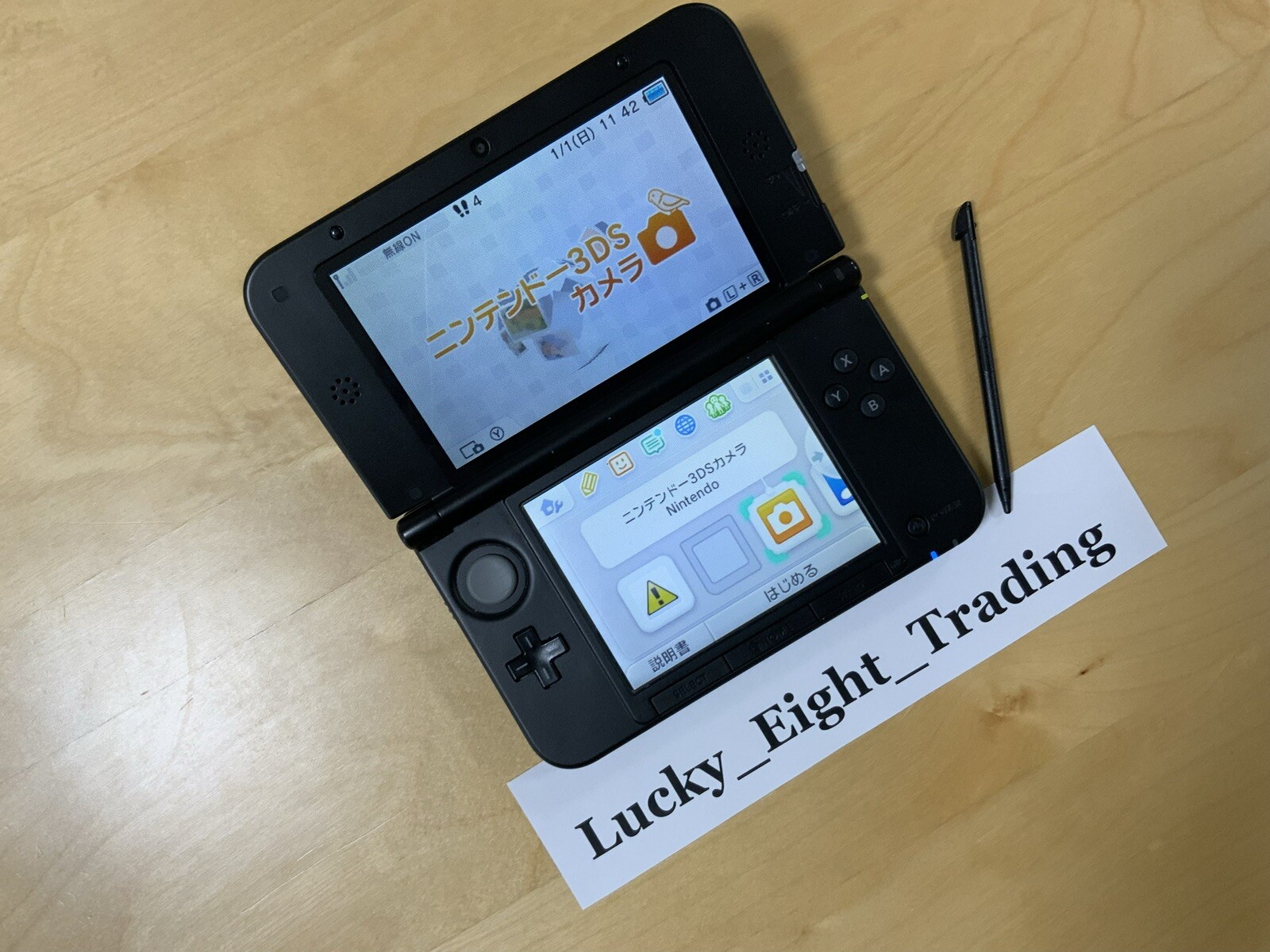 Nintendo 3DS XL LL Blue Black Console Stylus Japanese ver [H]