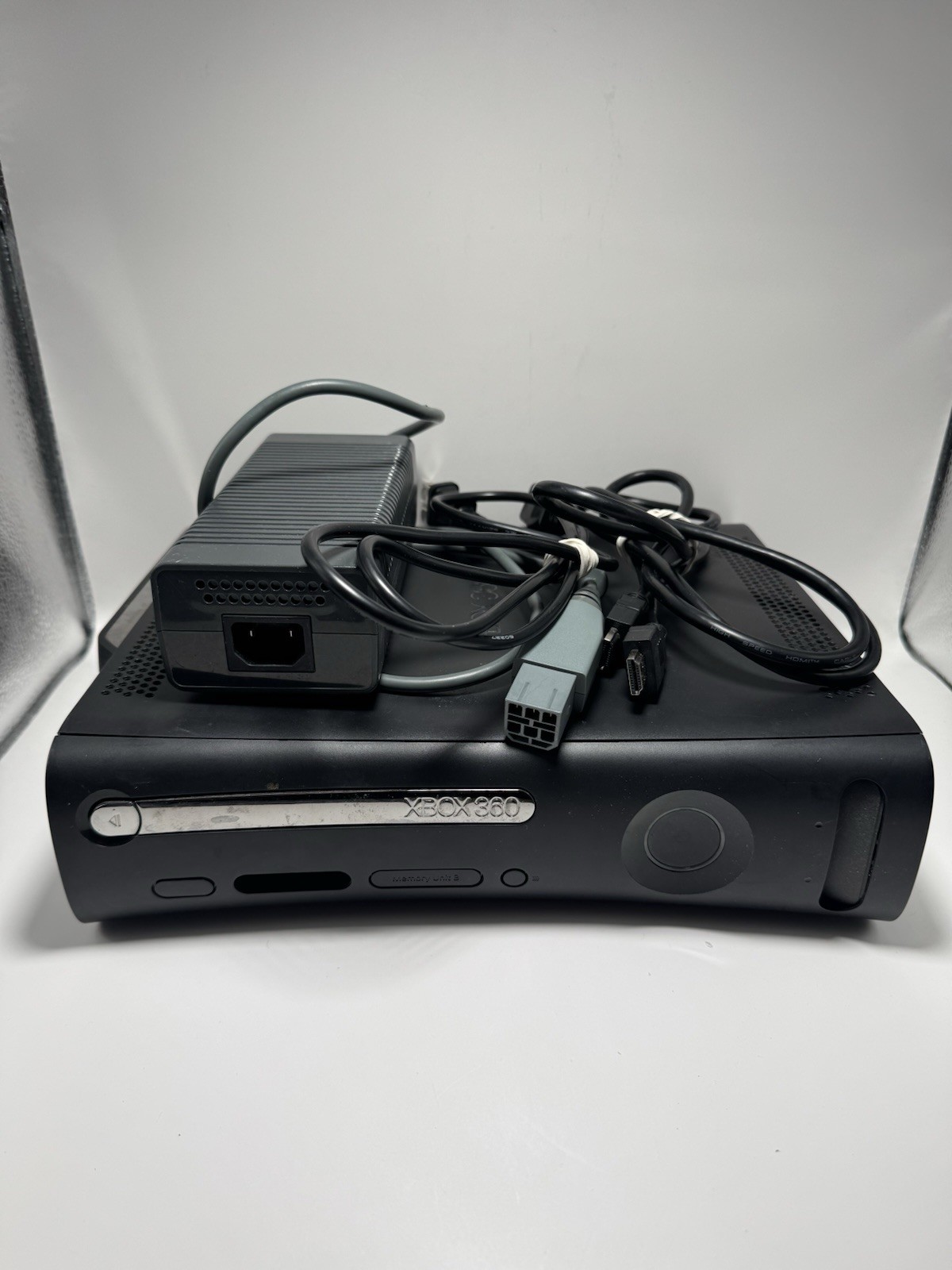 Microsoft Xbox 360 Elite 120GB HDD Black Console System Bundle – Tested