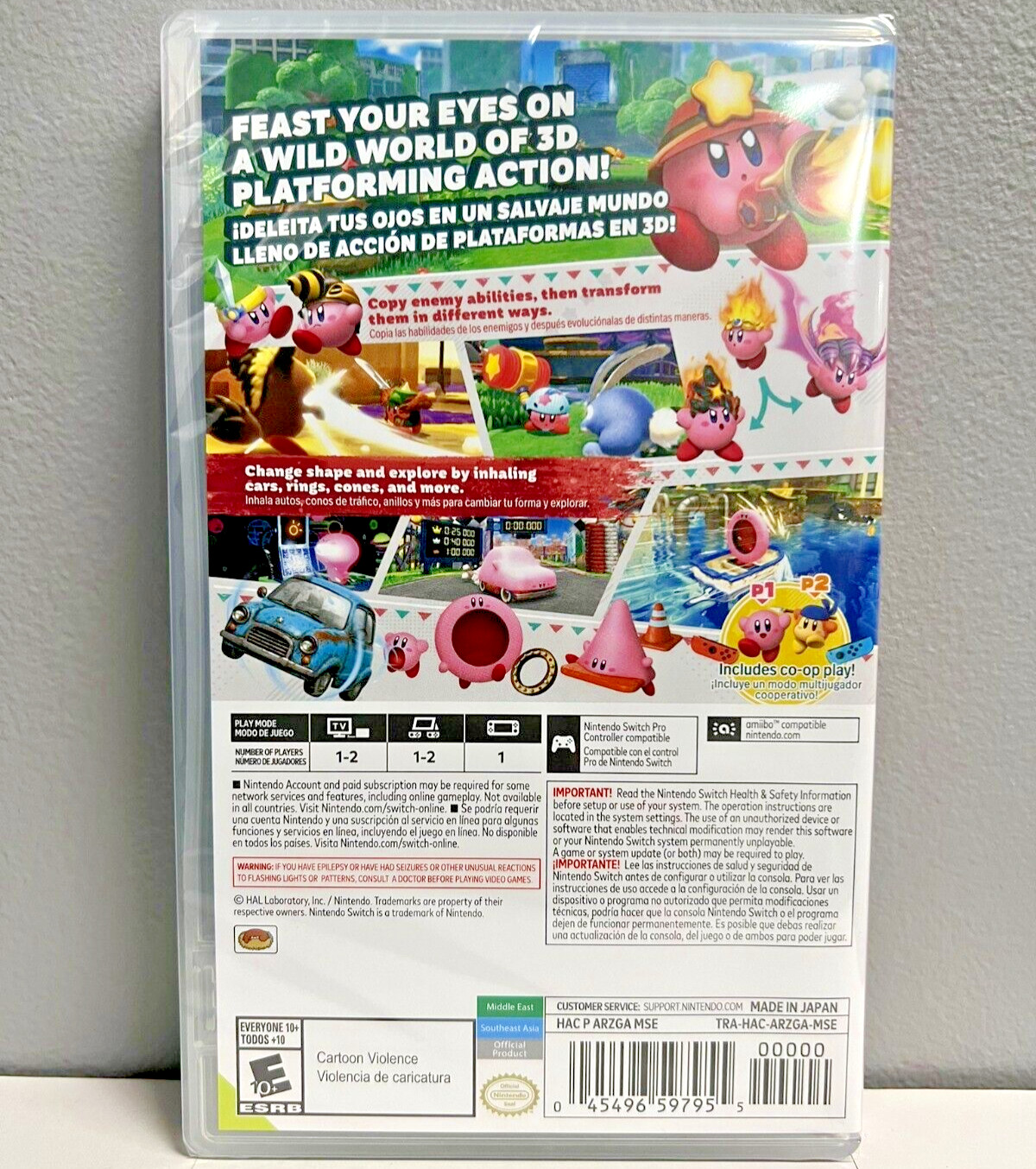 Kirby and the Forgotten Land Switch Brand New Factory Sealed Game Special (2022)