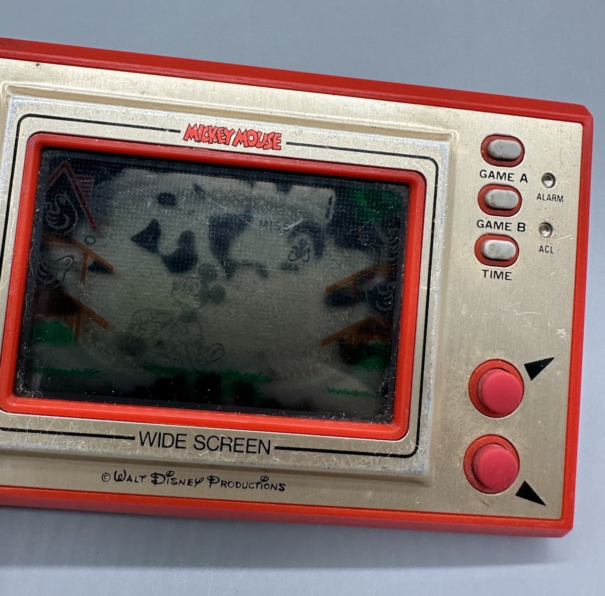 Nintendo Game and Watch Mickey Mouse “Egg” (MC-25) 1981 TESTED WORKS Screen DMG